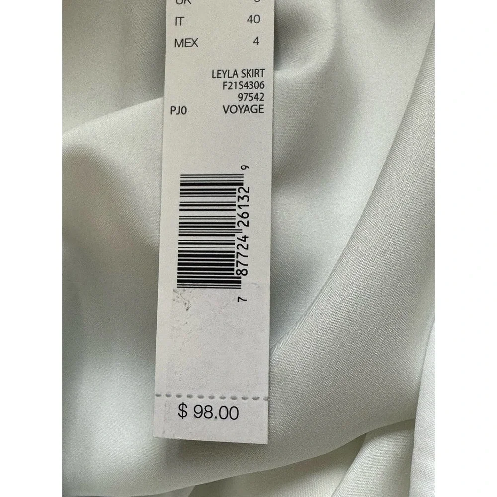 T Tahari Blue Green Black Pencil Skirt From Bloomingdale's sz 4 NWT orig. $98 - Picture 4 of 10